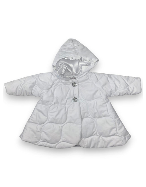 KURTECZKA DO CHRZTU biała pikowana cyrkownie elegancka PRODUKT POLSKI