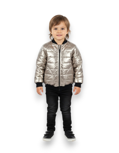 KURTKA BOMBERKA złota METALICZNA glamour PRODUKT POLSKI