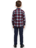 KOSZULA CHŁOPIĘCA czerwona krata 100% BAWEŁNA Święta Produkt Polski