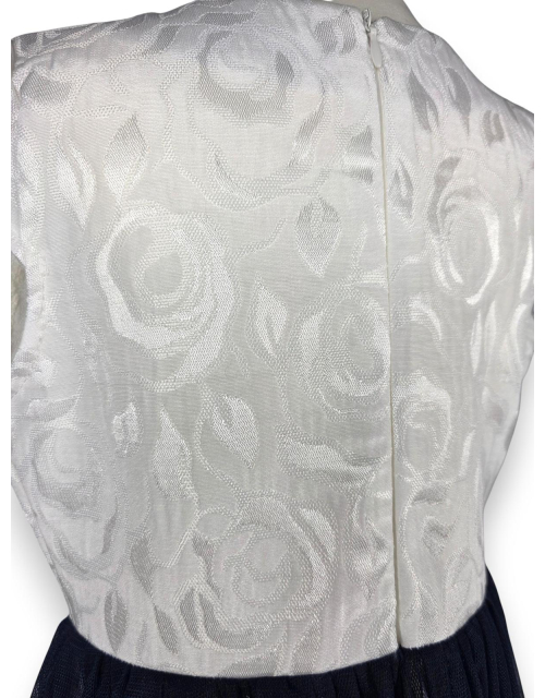 SUKIENKA WIZYTOWA granatowa tiul PRODUKT POLSKI