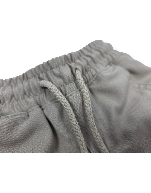 GARNITUR CHŁOPIĘCY beżowa krata marynarka spodnie WIZYTOWY