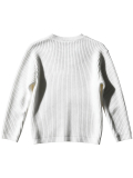 Elegancki Sweter Dziewczęcy Rozpinany Biały Kardigan PRODUKT POLSKI