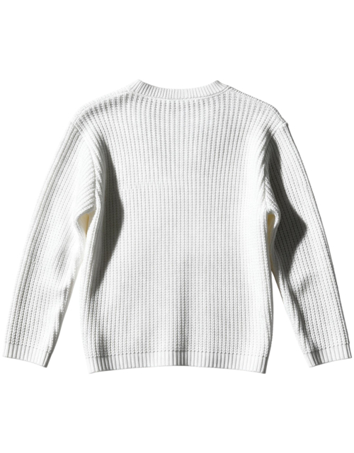Elegancki Sweter Dziewczęcy Rozpinany Biały Kardigan PRODUKT POLSKI